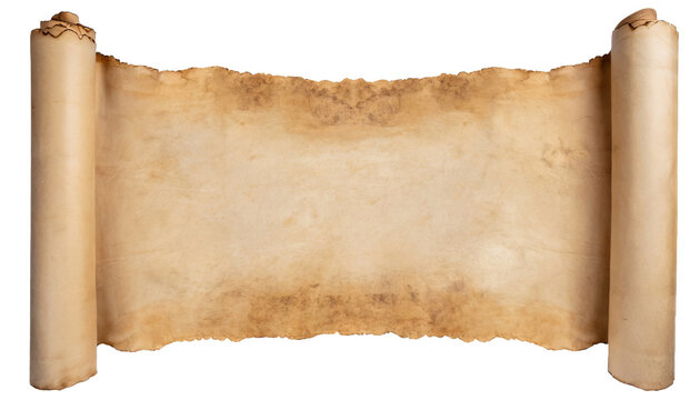 Horizontal Old Scroll paper. 