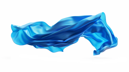 Cloth, Silk fabric, transparent fabric flying wave background fashion satin motion drapery scarf flying chiffon veil isolated on transparent white background
