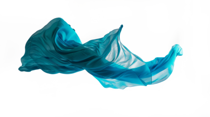 Cloth, Silk fabric, transparent fabric flying wave background fashion satin motion drapery scarf flying chiffon veil isolated on transparent white background