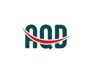 AQD logo design vector template