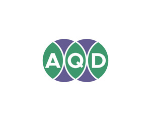 AQD logo design vector template