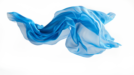 Cloth, Silk fabric, transparent fabric flying wave background fashion satin motion drapery scarf flying chiffon veil isolated on transparent white background