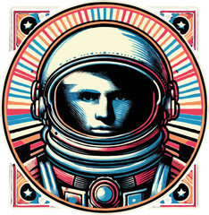 T shirt designs Skateboarding by Astronaut in space,3d illustration design