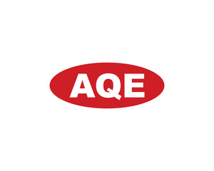AQE logo design vector template