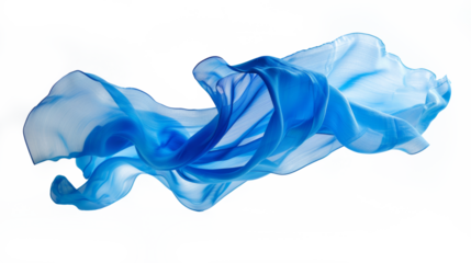 Cloth, Silk fabric, transparent fabric flying wave background fashion satin motion drapery scarf flying chiffon veil isolated on transparent white background