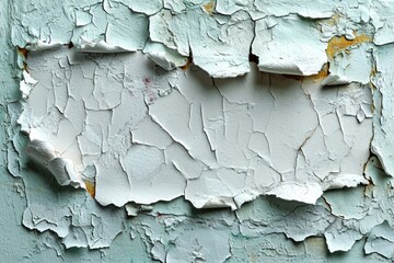 A weathered wall with layers of peeling paint, revealing a history of time and neglect