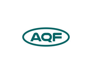 AQF logo design vector template