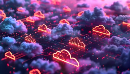 Efficient Data Replication for Redundancy, efficient data replication for redundancy with an image depicting data being replicated across geographically dispersed cloud servers, AI