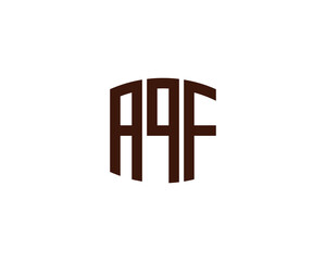 AQF logo design vector template
