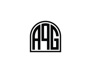 AQG Logo design vector template