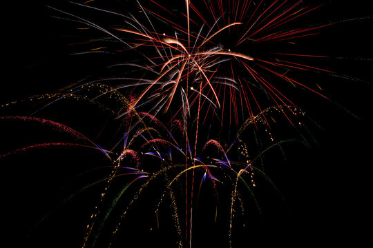 Grand finale firework display celebration