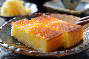 Pumpkin cake with sugar