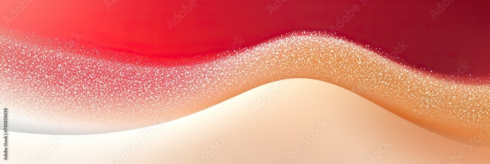 Poster a vibrant close-up of a red and white background, where the colors seamlessly blend together in a hy