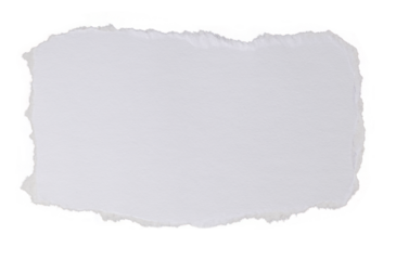 white paper ripped message torn	
