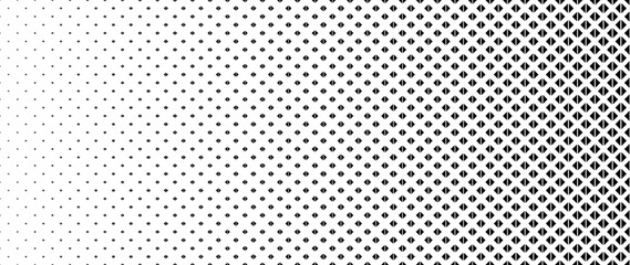 Blended  black triangle on white for pattern and background,Halftone effect.