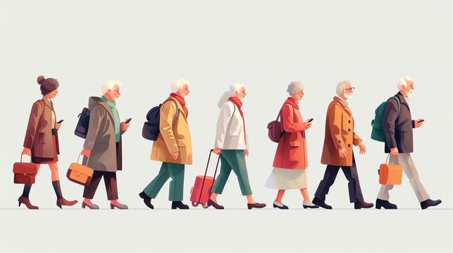 Ageless Vitality: Seniors Embracing Life's Full Spectrum