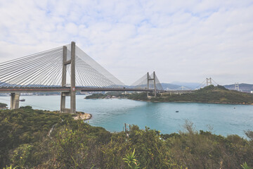 a Kap Shui Mun Bridge in Hong Kong Feb 17 2024