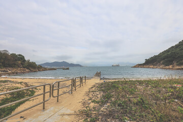 Tso Wan beach at hong kong Feb 17 2024