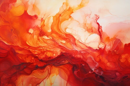 A Symphony of Hues Unleashed where Vibrant Acrylics Explode on Canvas, a Universe of Color Takes Flight.