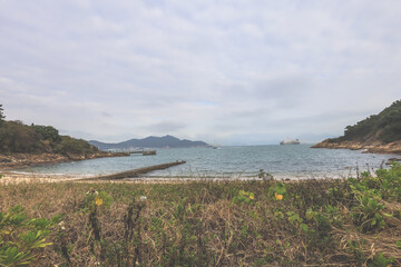 Tso Wan beach at hong kong Feb 17 2024