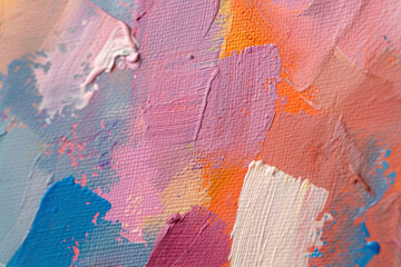 Abstract oil paint texture on canvas, background.