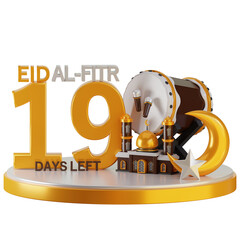 Eid Al-Fitr Days Left Counting
