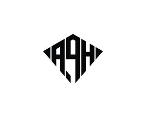 AQH logo design vector template