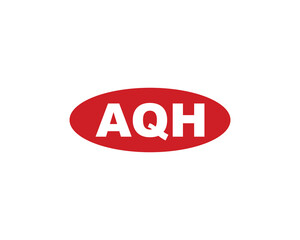 AQH logo design vector template