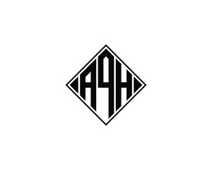 AQH logo design vector template