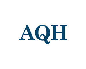 AQH logo design vector template