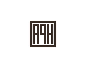 AQH logo design vector template