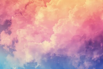 sky and clouds with gradient filter and grunge texture  nature abstract background - obrazy, fototapety, plakaty