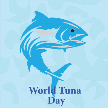 This is simple and vector Tuna day background and it is editable. 