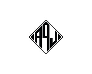 AQJ logo design vector template