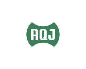 AQJ logo design vector template
