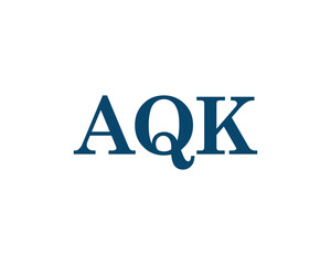 AQK logo design vector template