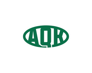AQK logo design vector template