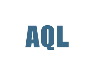 AQL logo design vector template