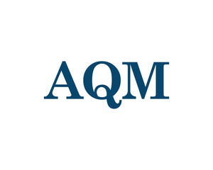 AQM logo design vector template