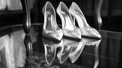 Brides shoes bw.