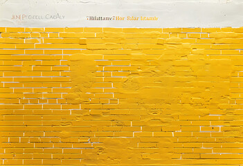 a yellow brick wall with white trim photo 7152907 in 
