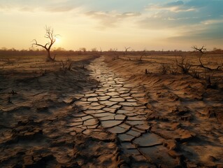 Arid landscapes: devastating effects of droughts and wildfires on vulnerable territories