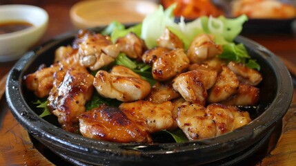 Korean food - teriyaki chicken