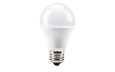 White Light Bulb. A white light bulb is is turned off, with no visible glow or illumination.