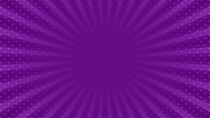 Purple sun rays retro with paper texture background. Abstract burst sun rays pattern design. Vector illustration