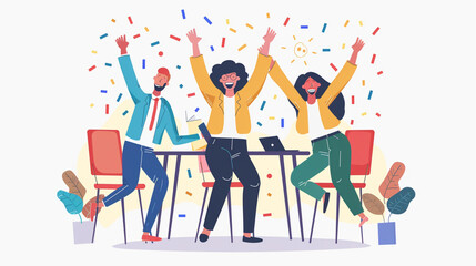 Obraz premium illustration of office work