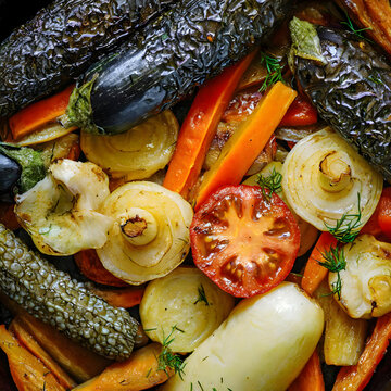 vegetables on a white background the oll food ai  generated 