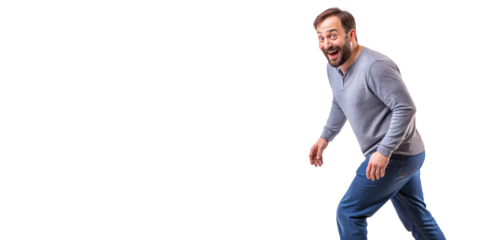 April Fools' Day Prankster with Funny Expression, laughter, fun, joy, happiness 