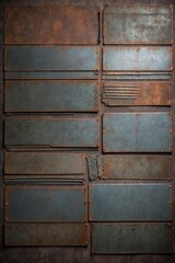 Vintage Metal or Copper Frames & Backgrounds