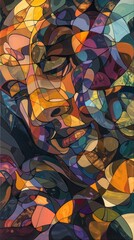 Digital painting that reflects the psychology associated with random outcomes